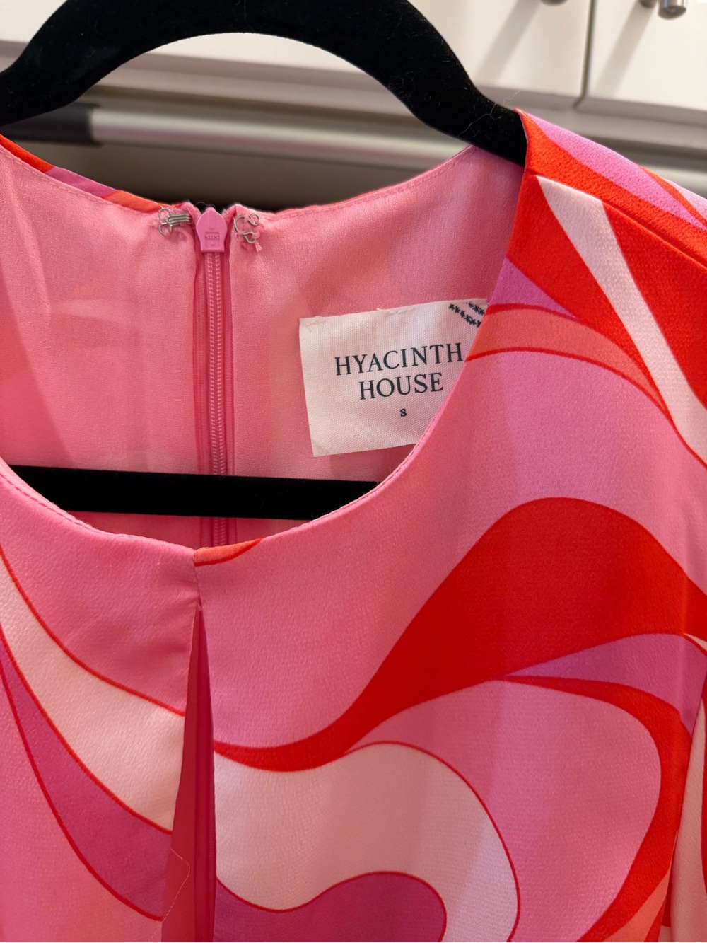 Tuckernuck Pink and Red Swirl Mini Dress - Picture 4 of 4